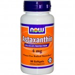 Astaxanthin  Now Foods, Astaxanthin, 4 mg, 90 Softgels