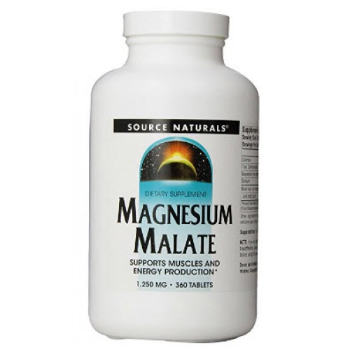ขาย แมกนีเซียม Source Naturals Magnesium Malate 1250mg, 360 Tablets