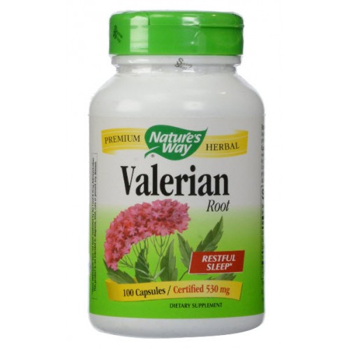 เมลาโทนิน melatonin ยี่ห้อ Nature's Way Valerian Root, 530 mg, 100 Capsules