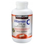 ขาย อาหารเสริม Kirkland Vitamin C with Rose Hips and Citrus Bioflavonoid Complex (1000 mg), 500-Count Tablets