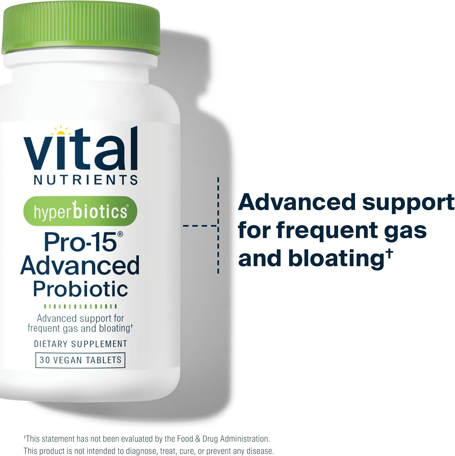  Hyperbiotics Vital Nutrients Pro-15 Advanced Probiotic Supplement