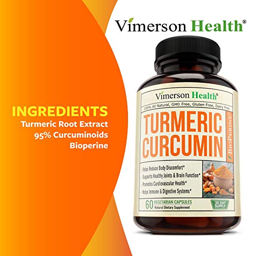 turmeric root extract 95% curcuminoids bioperine