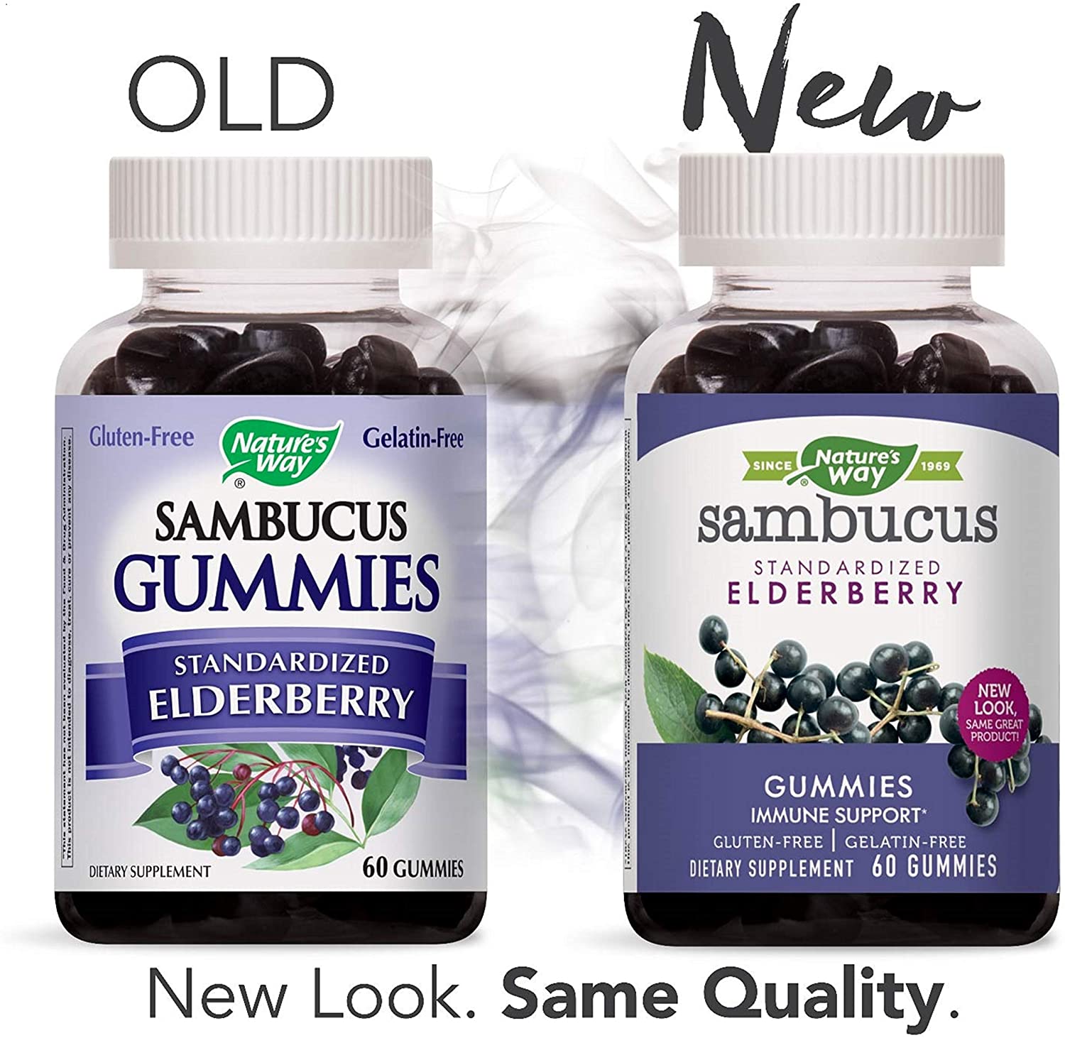 อาหารเสริม sambucus elderberry ยี่ห้อที่ขายดีเป็นอันดับที่ 1 ของอเมริกา	ขาย	Nature's Way Sambucus Elderberry Gummies