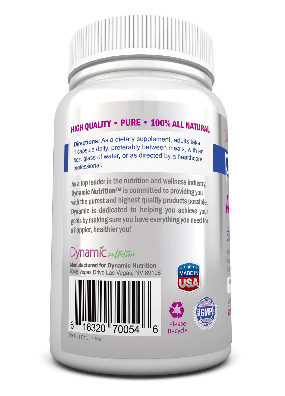 alpha lipoic acid ยี่ห้อที่ขายดีเป็นอันดับที่ 6 ของอเมริกา	Pure Alpha Lipoic Naturally Occurring Universal Vitamin Antioxidant, 500mg, 60 Veggie Capsules