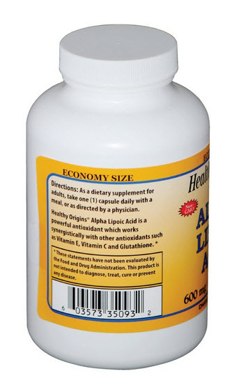 Healthy Origins Alpha Lipoic Acid