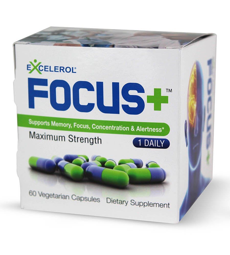 Brain Supplement FOCUS by Excelerol - Dr. Recommended Brain Pill