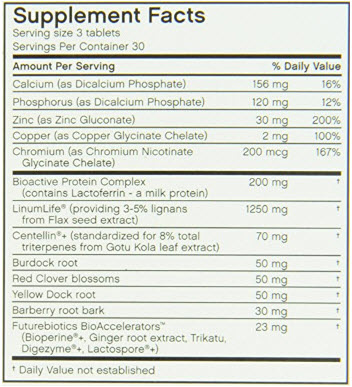 Futurebiotics AcneAdvance 90 Vegetarian Tablets